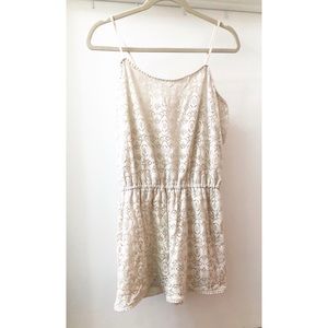 Mossimo Supply Co White Late Romper